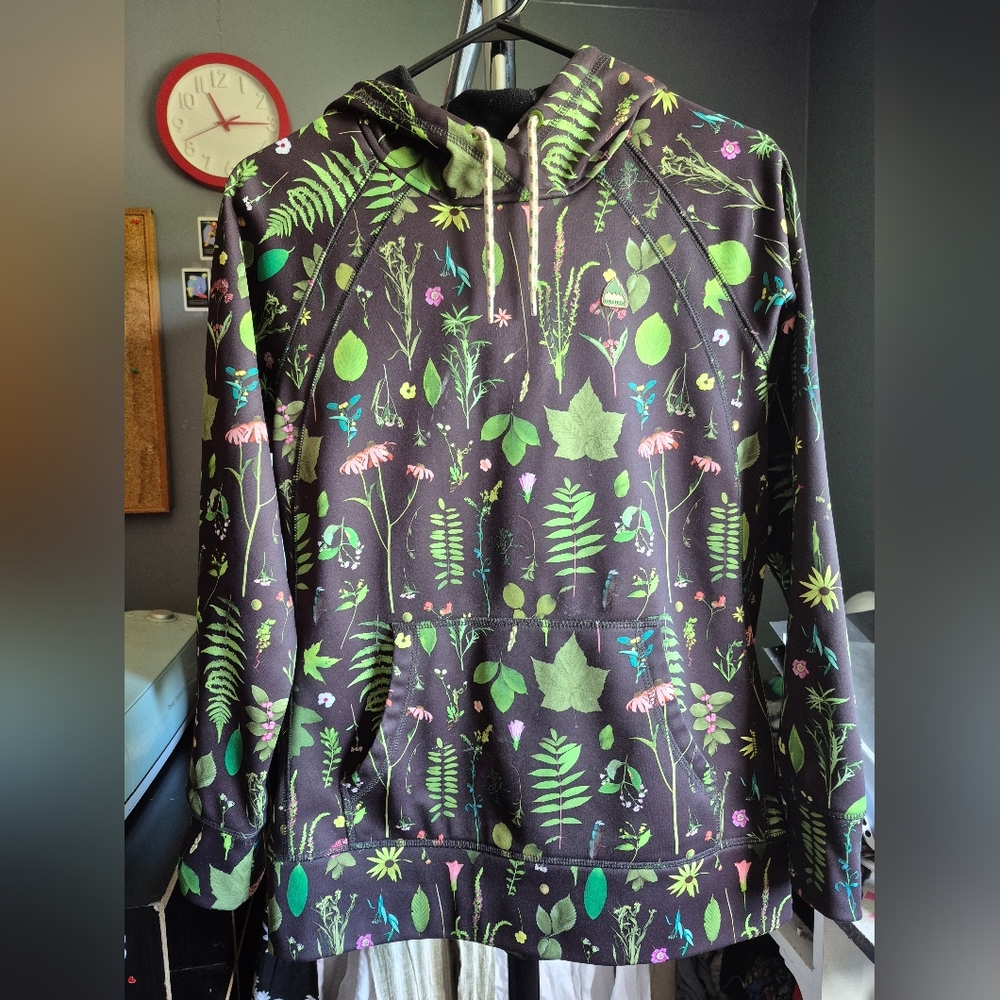 Burton Black Floral Hoodie